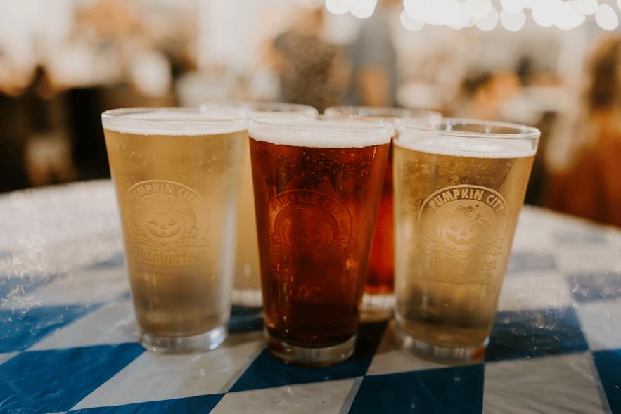 Photo of beer selection from Beer Garden